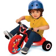 Fly Wheels Mickey Mouse 10 Junior Cruiser Ride-On Pedal-Powered Toddler Bike Trike, Ages 18-36 M for Kids 33”-35” Tall and up to 35 Lbs