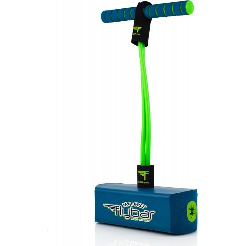  [아마존베스트]Flybar My First Foam Pogo Jumper for Kids Fun and Safe Pogo Stick, Durable Foam and Bungee Jumper for Ages 3 and up Toddler Toys, Supports up to 250lbs (Blue)