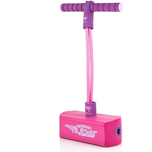  [아마존베스트]Flybar My First Foam Pogo Jumper for Kids Fun and Safe Pogo Stick for Toddlers, Durable Foam and Bungee Jumper for Ages 3 and up, Supports up to 250lbs (Pink)