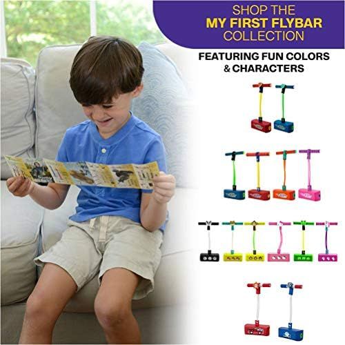  [아마존베스트]Flybar My First Pogo Pals Jumper for Kids Fun and Safe Pogo Stick for Toddlers, Durable Foam and Bungee Jumper for Ages 3 and up, Supports up to 250lbs (Unicorn)