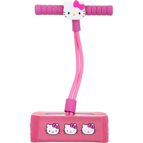  [아마존베스트]Flybar Hello Kitty Jump and Squeak Foam Pogo Jumper by Fun & Safe Foam Bungee Pogo Hopper Toy with Cute Hello Kitty Head, for Ages 3 & Up - Genuine Sanrio Product,Pink