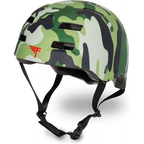  Flybar Skateboard Helmet- Dual Certified CPSC Multi-Sport Impact Protection for Youth and Adults for Bike, Inline and Roller Skating, Skateboarding, BMX, Scooter, and Sports Activi