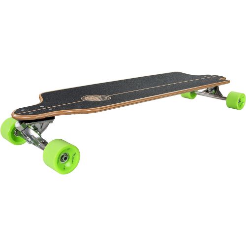  Flybar Skate Twin Tip Longboard Skateboards - Glitch ? 38” x 10.3” Strong & Lightweight 8 Ply Canadian Maple Skate Board, 70mm 82A PU Wheels with ABEC 9 Bearings