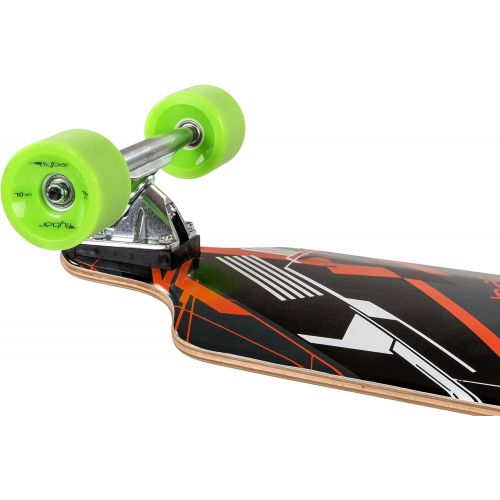  Flybar Skate Twin Tip Longboard Skateboards - Glitch ? 38” x 10.3” Strong & Lightweight 8 Ply Canadian Maple Skate Board, 70mm 82A PU Wheels with ABEC 9 Bearings