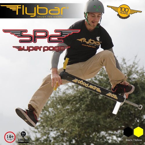  Flybar Super Pogo 2 - Pogo Stick For Kids and Adults 14 & Up Heavy Duty For Weights 90-200 Lbs