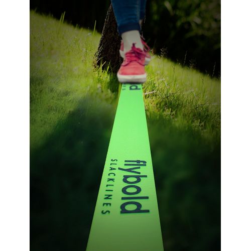  [아마존핫딜][아마존 핫딜] Flybold flybold Slackline Kit with Training Line Tree Protectors Ratchet Protectors Arm Trainer 57 feet Easy Set up Instruction Booklet and Carry Bag Complete Set Outdoor Fun for Family Ad