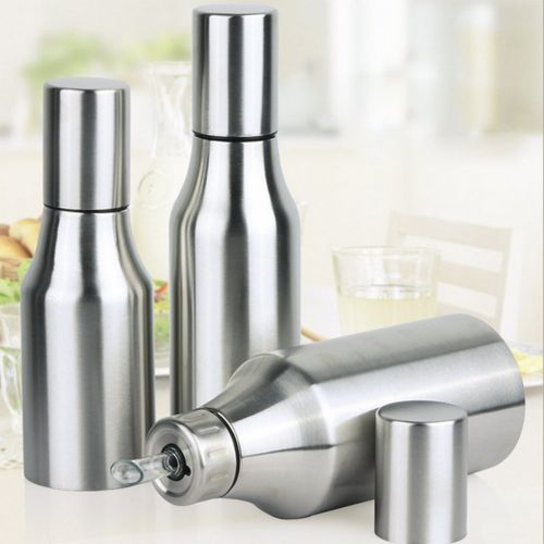  Flyboo Oil Dispenser Olive Oil Bottle Unbreakable Stainless Steel by 35oz (1000ML)