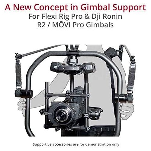  Flycity Ready Rig Flexi Pro Camera Gimbal Vest Stabilization System for DJI Ronin/M/MX/R2 & Freefly M?VI M5/M10/M15 Extra Comfortable Gimbal Stabilizer Support, Payload up to 20kg/