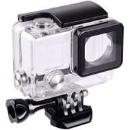 [아마존베스트]flycoo Waterproof Case with Lens for Gopro Hero 3 + Hero 4 Action Camera with Mounting Screws and Base Protection Underwater 45m