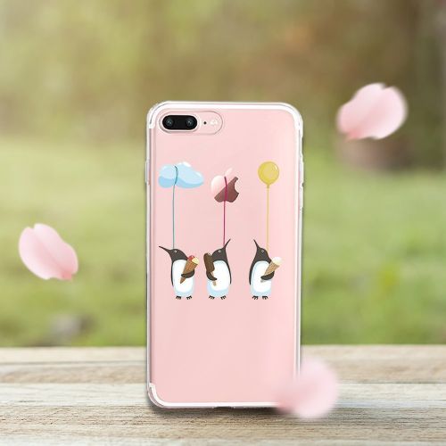  IPhone 7 Plus Case,Flyeri Crystal Summer Color Fashion Flowers Soft silicone TPU Ultra thin Phone case