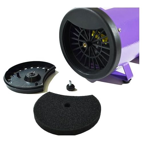  Flying Pig High Velocity Dog Pet Grooming Dryer w/Heater (Model: Flying One, Purple)