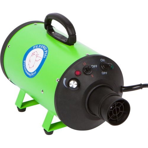  Flying Pig Grooming Flying One High Velocity 4.0 Hp Motor Dog Pet Grooming Force Dryer wHeater