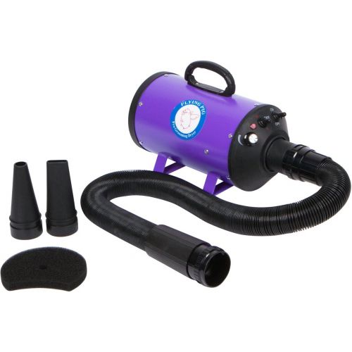  Flying Pig Grooming Flying One High Velocity 4.0 Hp Motor Dog Pet Grooming Force Dryer wHeater