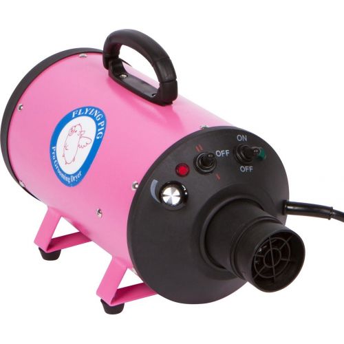  Flying Pig Grooming Flying One High Velocity 4.0 Hp Motor Dog Pet Grooming Force Dryer wHeater