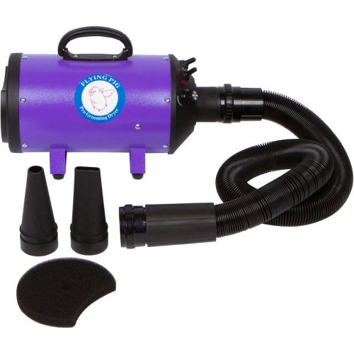  Flying Pig Grooming Flying One High Velocity 4.0 Hp Motor Dog Pet Grooming Force Dryer wHeater