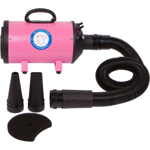  Flying Pig Grooming Flying One High Velocity 4.0 Hp Motor Dog Pet Grooming Force Dryer wHeater