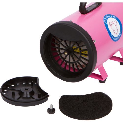  Flying Pig Grooming Flying One High Velocity 4.0 Hp Motor Dog Pet Grooming Force Dryer wHeater