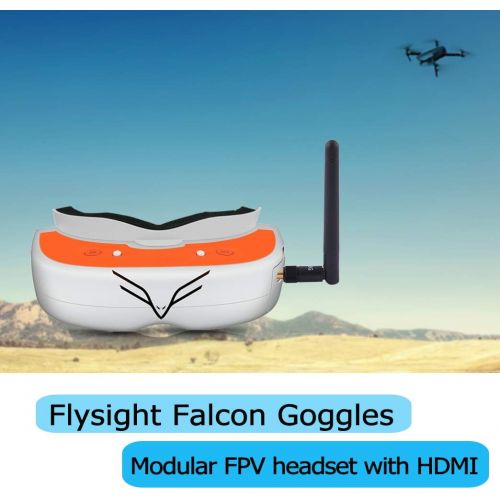  FPV Goggles for Drone Racing 40CH 5.8 GHz FPV Racing Video Glasses Flysight New Version FG01 with DVR and Custom Receive Module