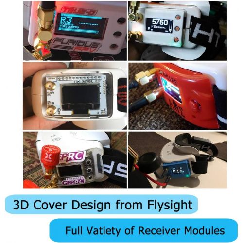  FPV Goggles for Drone Racing 40CH 5.8 GHz FPV Racing Video Glasses Flysight New Version FG01 with DVR and Custom Receive Module