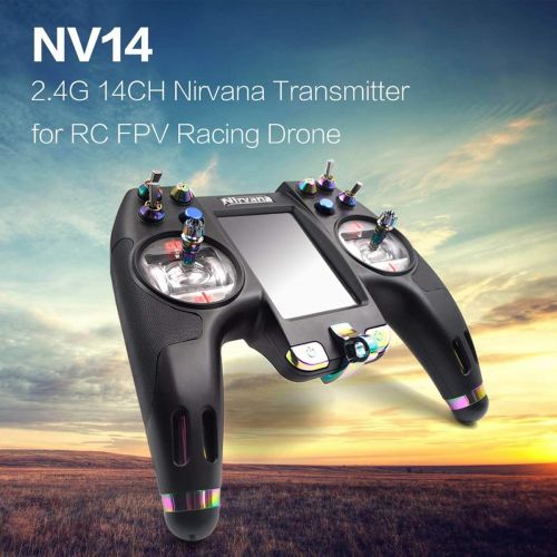  Flysky NV14 FS-NV14 RC Transmitter Remote Controller 2.4G 14CH Touch Screen with FS X8B iA8X Receiver USB Simulator Bluetooth for RC Cross Racing FPV Drone Quadcopter