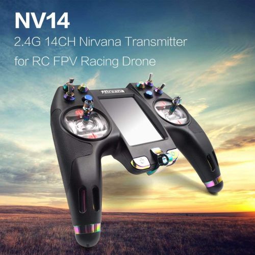  Flysky NV14 Nirvana 2.4GHz 14CH Transmitter AFHDS 2A RC Transmitter TX with FS-X8B  FS-iA8X Receiver, RC Transmitter RC Receiver for FPV Racing Drone Quadcopter RC Cars