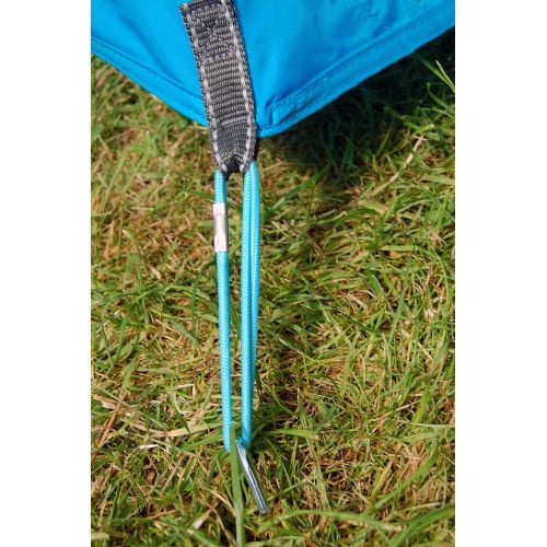  Flytop Vango Waterproof Voyager 400 Unisex Outdoor Tunnel Tent Available in Blue - 4 Persons