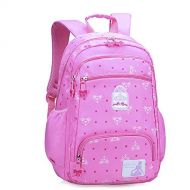 Flyty Kids Children Little Princess Backpacks for Teen Girls Waterproof Lightweight School Bags Pink Large