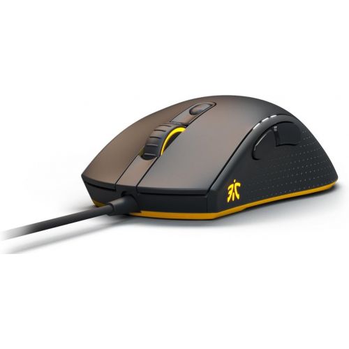  Fnatic Flick 2 Pro Gaming Esports Mouse (Pixart Optical Sensor with 12,000 CPI, 6 Buttons, Mechanical Mouse Switches, Multi-Color RGB Backlit, Right Hand) - Black