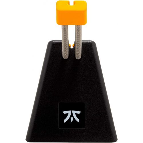  Fnatic Gaming Mouse Bungee Cable Management System for All Regular Mouse Cables, PC Mouse Cable Stand, Rubber Feet, Adjustable Spring, Black/Orange, 240g, 3.82 x 2.17 x 2.80