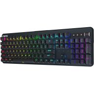 Fnatic Gear Rush LED Backlit Mechanical Pro Gaming Keyboard with Red MX Cherry Switches, US Layout