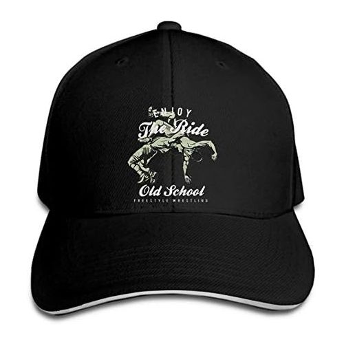  [아마존베스트]Fnito@ Baseball Cap Hedonistic Wrestling Freestyle Unisex Snapback Black Hysteresis Adjustable Casual Hip Hop Funny Outdoor Peaked Cap