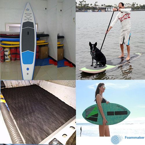  Foammaker Universal DIY Traction Non-Slip Grip Mat Pad, Versatile & Trimmable Sheet of EVA for SUP, Boat Decks, Kayaks, Surfboards, Standup Paddle Boards, Skimboards & More