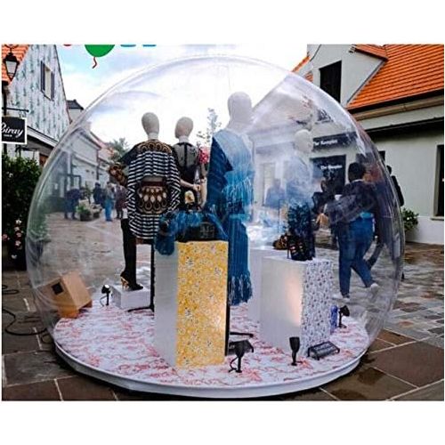  Foammaker Inflatable Bubble Igloo Tent Transparent 360° Dome with Air Blower Perfect for Outdoor Camping Product Showcase Advertising Event Exhibition