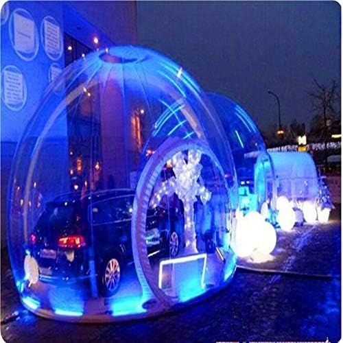 Foammaker Inflatable Bubble Igloo Tent Transparent 360° Dome with Air Blower Perfect for Outdoor Camping Product Showcase Advertising Event Exhibition