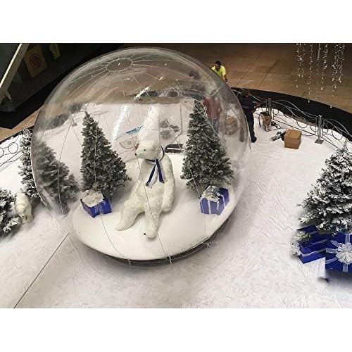  Foammaker Inflatable Bubble Igloo Tent Transparent 360° Dome with Air Blower Perfect for Outdoor Camping Product Showcase Advertising Event Exhibition