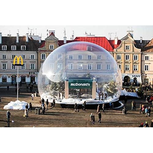  Foammaker Inflatable Bubble Igloo Tent Transparent 360° Dome with Air Blower Perfect for Outdoor Camping Product Showcase Advertising Event Exhibition