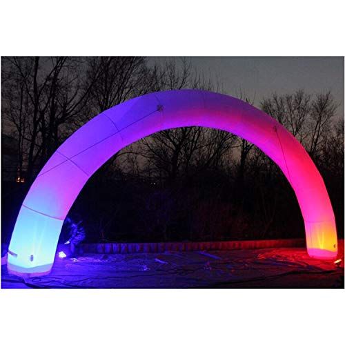  Foammaker Promotional LED Lighting Inflatable Arch Color Change Blow up Lighting Archway for Event Parties Toys (5m Width)