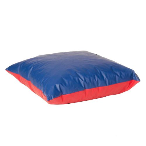  Foamnasium Shredded Foam Soft Play Pillow, Small, Red/Blue