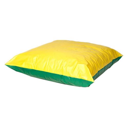  Foamnasium Shredded Foam Soft Play Pillow, Large, Yellow/Green