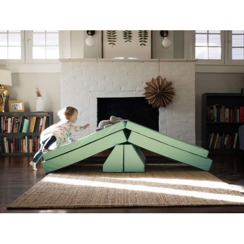  Foamnasium Blocksy Kids Couch, Mint