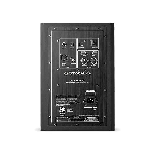  Focal Professional Alpha 65 Evo Studio Monitor (Single) - Black