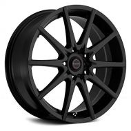Focal 428SB F-04 Matte Black Wheel with Painted (16 x 7. inches /4 x 100 mm, 42 mm Offset)