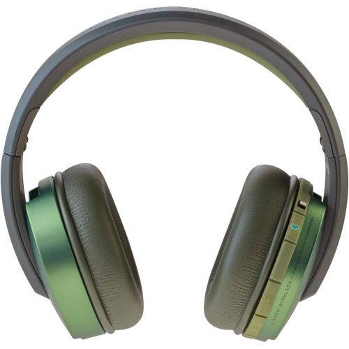  Focal Listen Wireless Over-Ear Headphones with Microphone (Green)