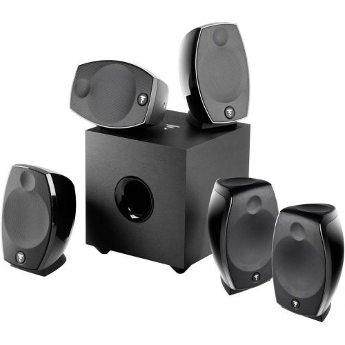  Focal SIB EVO ATMOS 5.1.2 Two-Way Bass-reflex Satellite Home Cinema Loudspeaker System Compatible With DOLBY ATMOS