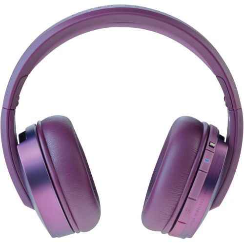  Focal Listen Circum Aural Premium Wireless Closed Back Headphones with 4.1 Wireless Technology aptX Compatible and Controls for Call & Music - Purple