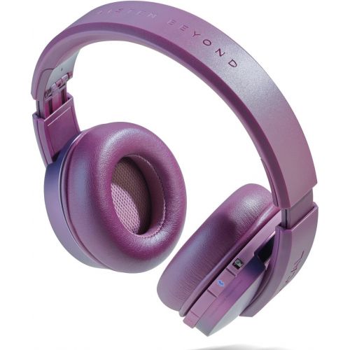  Focal Listen Circum Aural Premium Wireless Closed Back Headphones with 4.1 Wireless Technology aptX Compatible and Controls for Call & Music - Purple