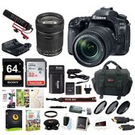 Focus Camera Canon EOS 80D Video Creator Kit w 18-135mm Lens, Software & 96GB Deluxe Bundle