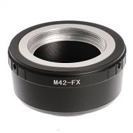 FocusFoto Adapter Ring for M42 42mm Screw Mount Lens to Fujifilm FX Mount X-Series Mirrorless Camera Body X-A1,X-A2,X-A3,X-A5,X-M1,X-E1,X-E2,X-E2S,X-T1,X-T2,X-E3,X-A10,X-A20,X-T10,