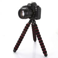 FocusFoto Octopus Flexible Portable Tripod Stand 1/4 3/8 Screw Mounting for Camera Digital DV Canon Nikon Sony Pentax Olympus Panasonic Gopro Action Camera DSLR Large Size