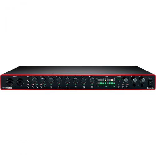  Focusrite},description:This recording package pairs together the Focusrite Scarlett 18i20 second-generation audio interface with a pair of Blue Lola studio headphones, an MXL Genes